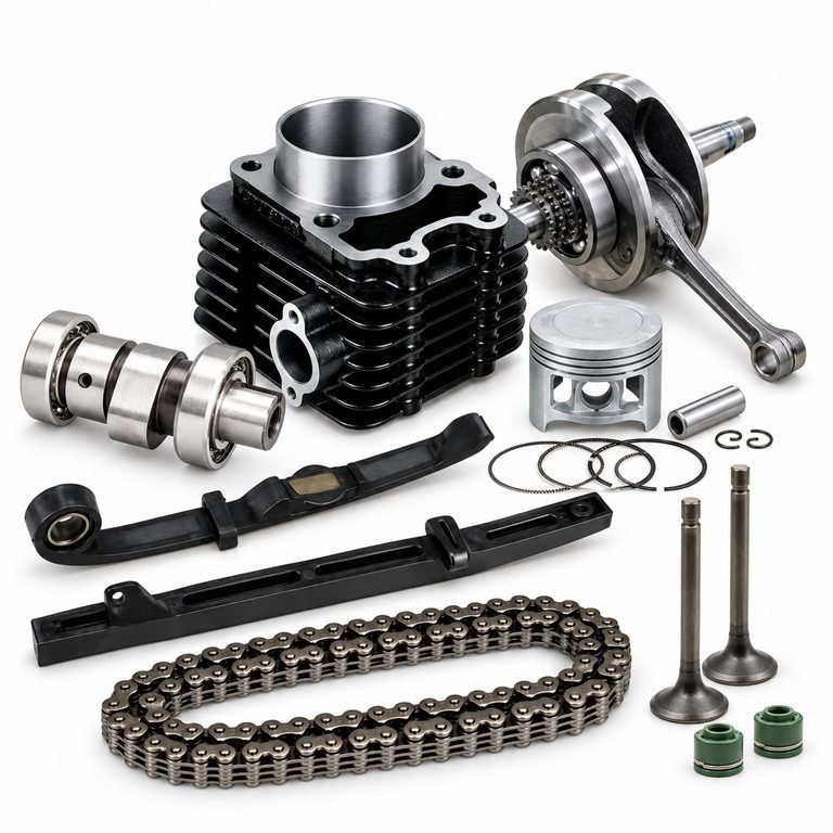 Engine parts category for two-wheelers and three-wheelers