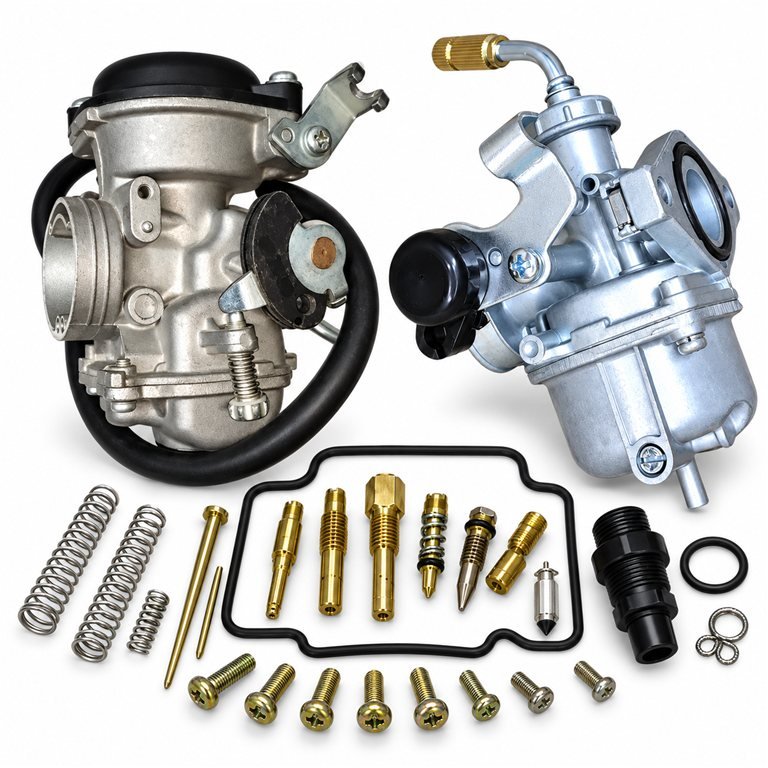 Carburettor parts category — two-wheelers