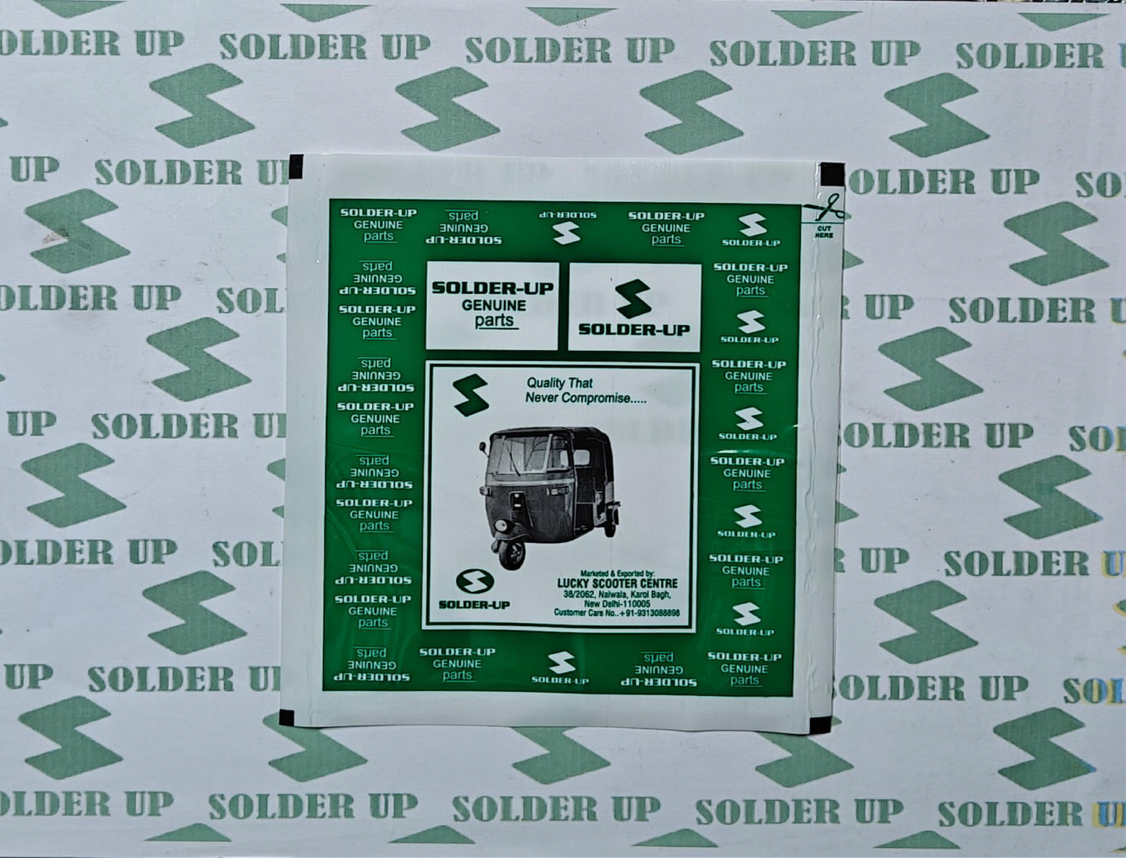 Solder Up branded individual packet
